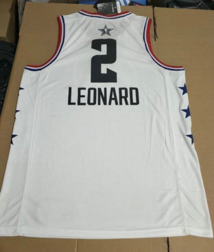 2 Leonard 2019 all star game jersey white